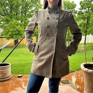 Divided H&M Taupe Trench Coat NWOT
